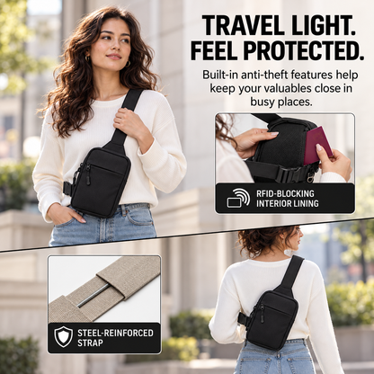 VAULT Sling Bag - Anti Theft Bag